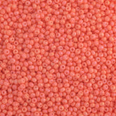 11/0 Preciosa Seed Beads Chalk Pink Rainbow Solgel #42003